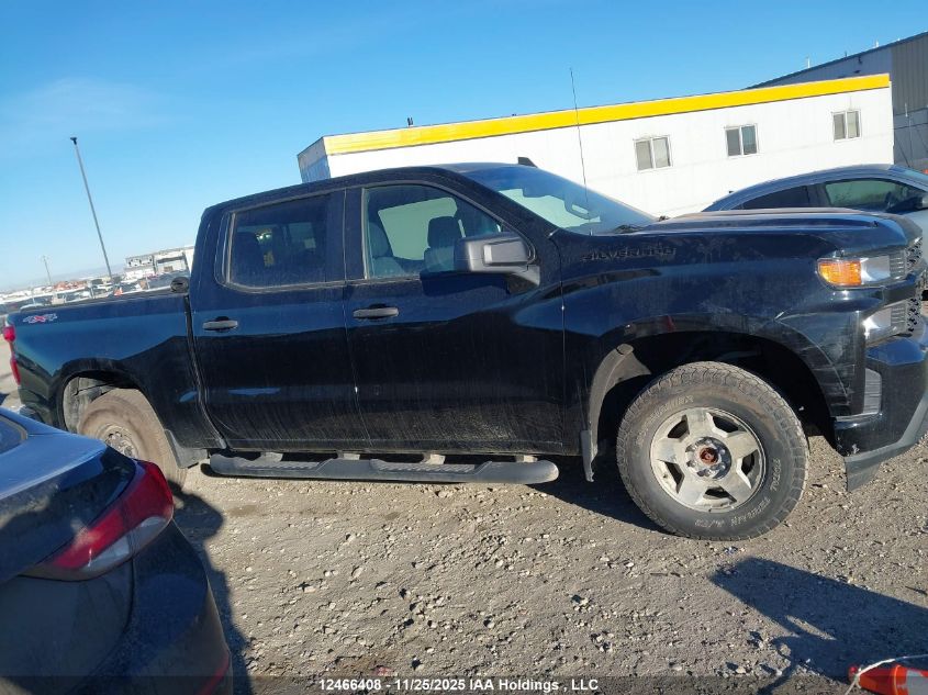 2021 Chevrolet Silverado K1500 Custom VIN: 1GCPYBEK2MZ423435 Lot: 12466408