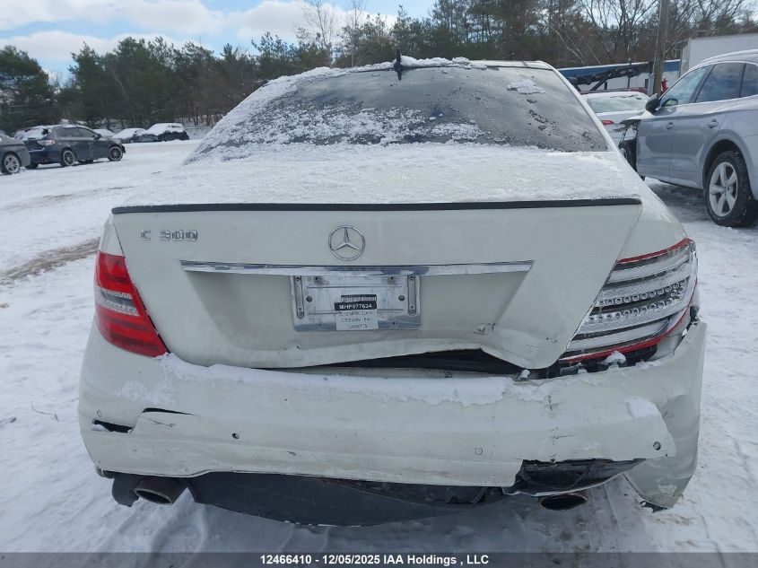 2012 Mercedes-Benz C 300 4Matic VIN: WDDGF8BB5CA690178 Lot: 12466410