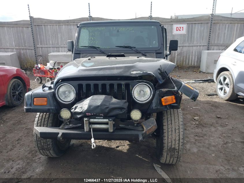 2002 Jeep Wrangler / Tj Sahara VIN: 1J4FA59S72P733935 Lot: 12466437