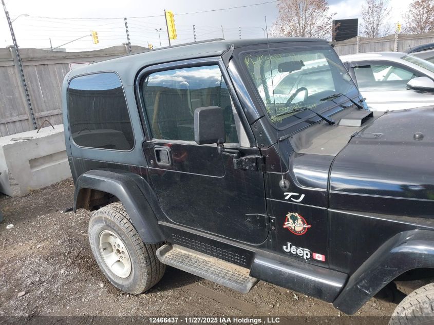 2002 Jeep Wrangler / Tj Sahara VIN: 1J4FA59S72P733935 Lot: 12466437