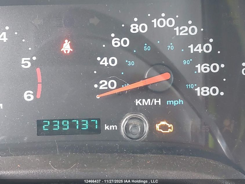 2002 Jeep Wrangler / Tj Sahara VIN: 1J4FA59S72P733935 Lot: 12466437