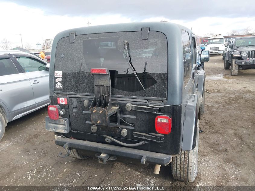 2002 Jeep Wrangler / Tj Sahara VIN: 1J4FA59S72P733935 Lot: 12466437