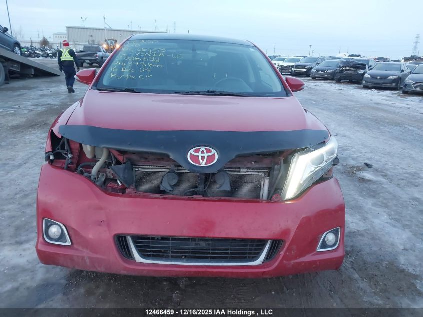 2014 Toyota Venza Le/Xle/Limited VIN: 4T3BK3BB8EU096692 Lot: 12466459