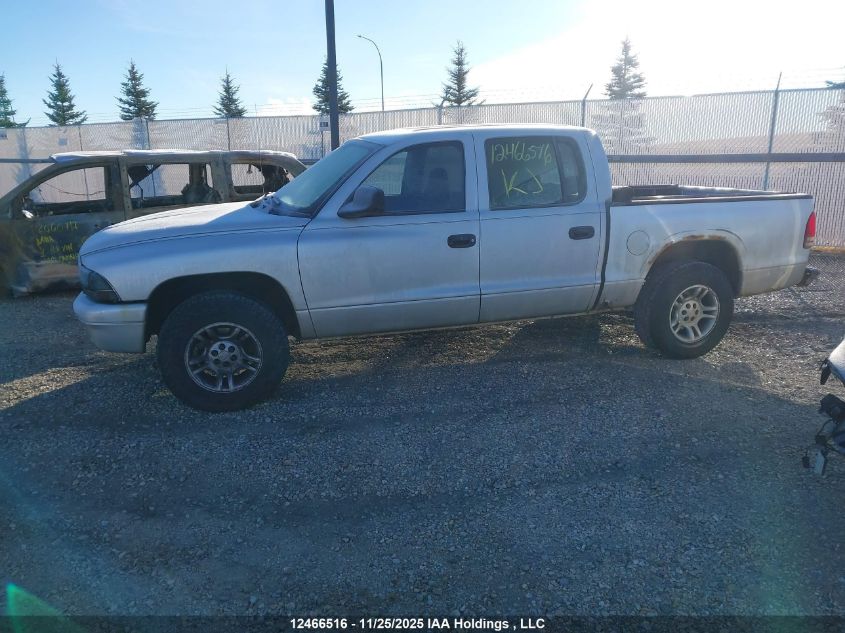 2004 Dodge Dakota Quad Sport VIN: 1D7HL38N54S602839 Lot: 12466516