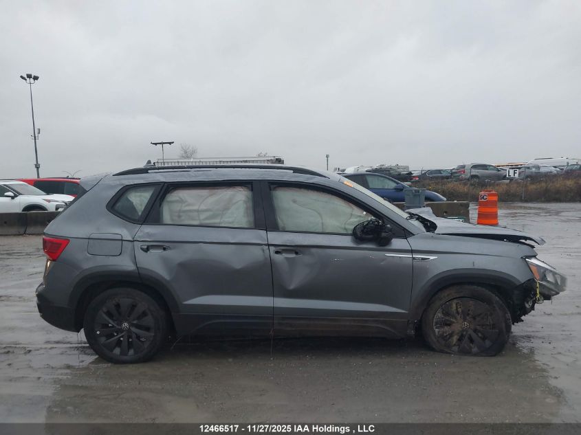 2024 Volkswagen Taos Trendline VIN: 3VVCX7B23RM093799 Lot: 12466517