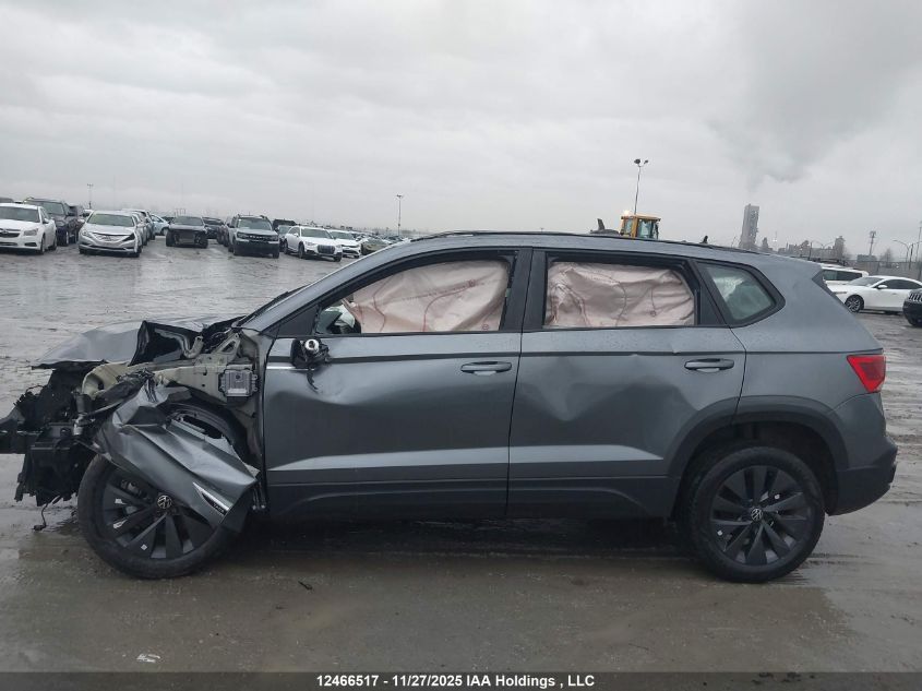 2024 Volkswagen Taos Trendline VIN: 3VVCX7B23RM093799 Lot: 12466517