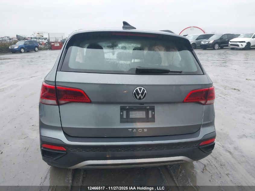 2024 Volkswagen Taos Trendline VIN: 3VVCX7B23RM093799 Lot: 12466517