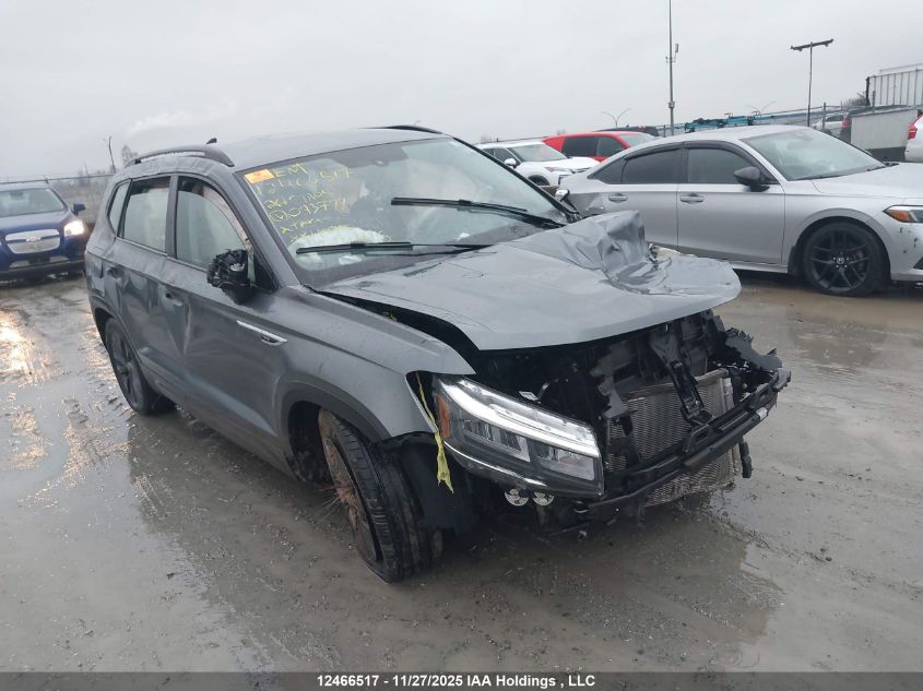 2024 Volkswagen Taos Trendline VIN: 3VVCX7B23RM093799 Lot: 12466517