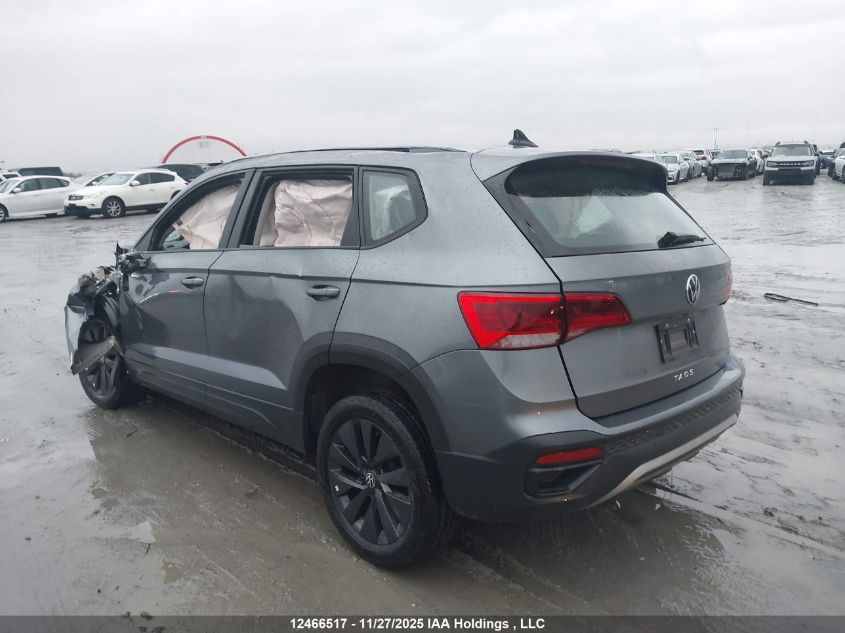 2024 Volkswagen Taos Trendline VIN: 3VVCX7B23RM093799 Lot: 12466517