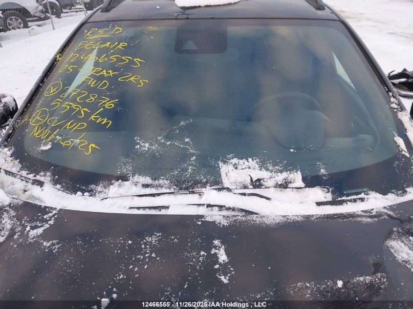 2025 Chevrolet Trax 2Rs Fwd VIN: KL77LJE22SC272876 Lot: 12466555