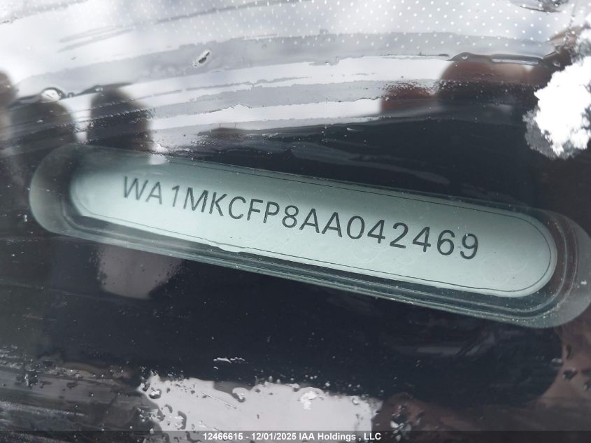 2010 Audi Q5 3.2 Premium VIN: WA1MKCFP8AA042469 Lot: 12466615