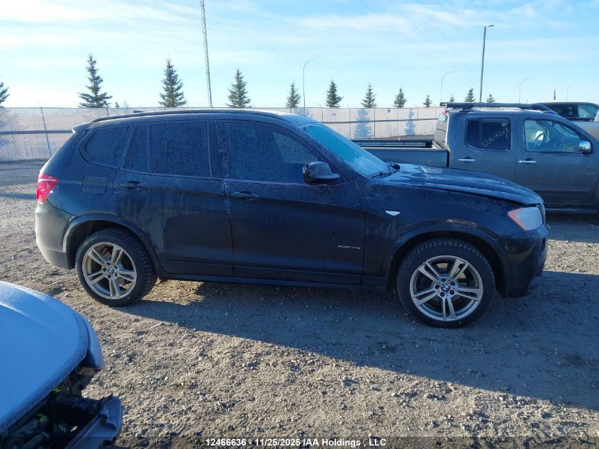 2011 BMW X3 xDrive35I VIN: 5UXWX7C53BL733004 Lot: 12466636