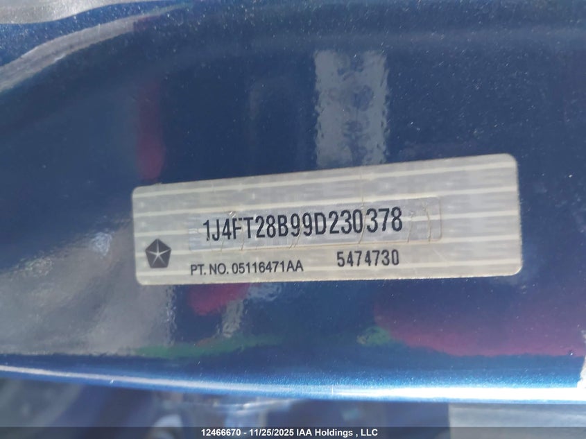 1J4FT28B99D230378 2009 JEEP LIBERTY (PATRIOT) photo no. 19