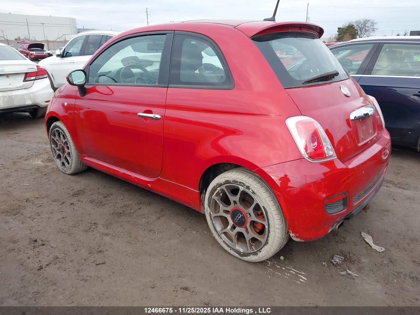 3C3CFFBR8CT111711 2012 FIAT 500 photo no. 3