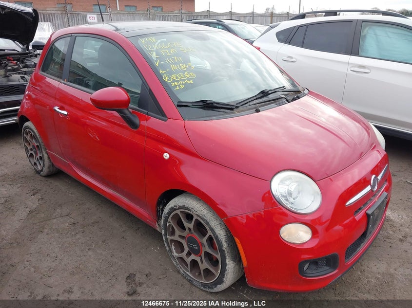2012 Fiat 500 VIN: 3C3CFFBR8CT111711 Lot: 12466675