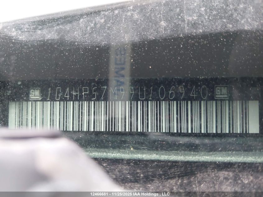 2009 Buick Lucerne Cx VIN: 1G4HP57M99U106940 Lot: 12466681