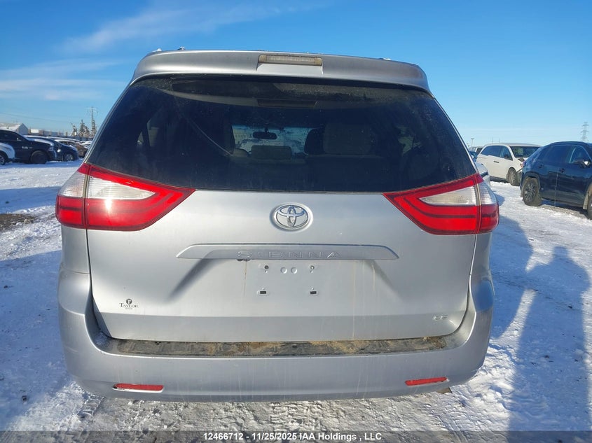 2015 Toyota Sienna Le 8 Passenger VIN: 5TDKK3DC2FS686637 Lot: 12466712