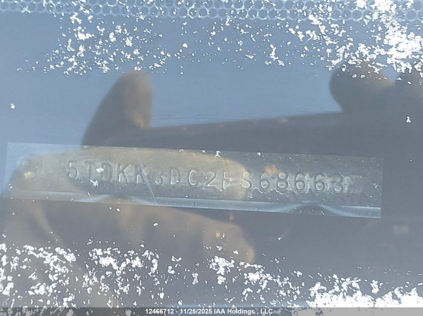 2015 Toyota Sienna Le 8 Passenger VIN: 5TDKK3DC2FS686637 Lot: 12466712