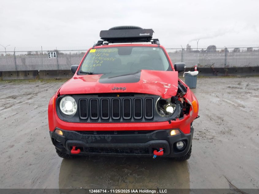 2017 Jeep Renegade Trailhawk VIN: ZACCJBCBXHPG00727 Lot: 12466714