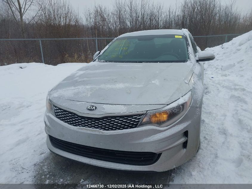 2016 Kia Optima Lx/Lx+ VIN: 5XXGT4L3XGG075798 Lot: 12466730