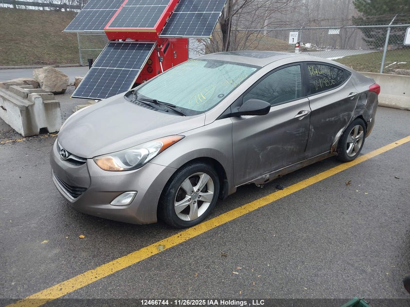 5NPDH4AEXCH118950 2012 HYUNDAI ELANTRA photo no. 2