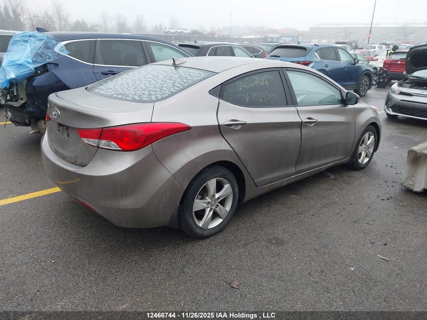 5NPDH4AEXCH118950 2012 HYUNDAI ELANTRA photo no. 4