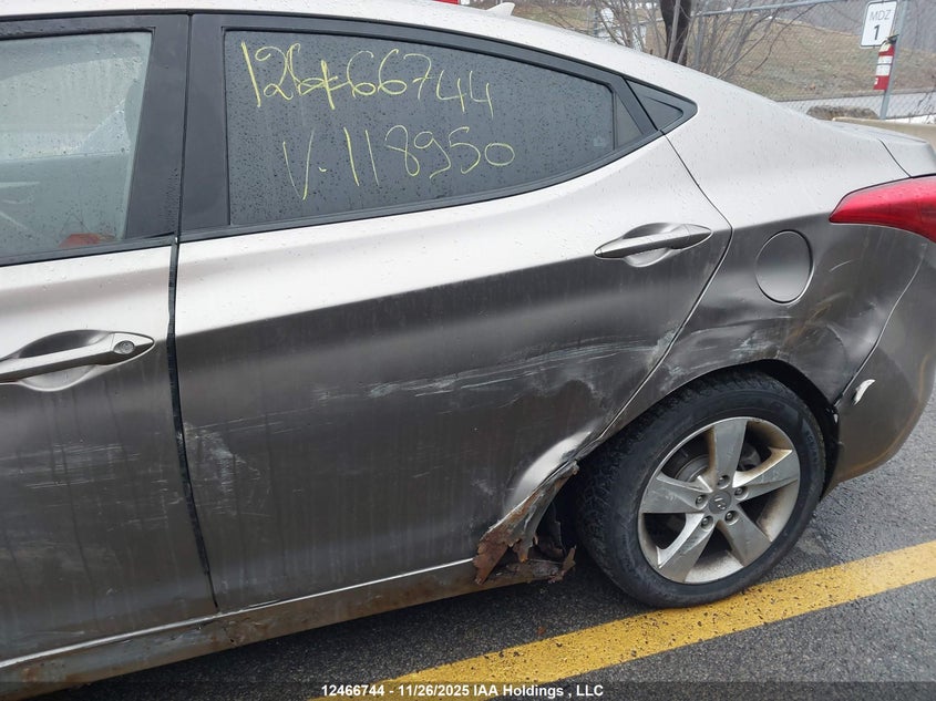 5NPDH4AEXCH118950 2012 HYUNDAI ELANTRA photo no. 6