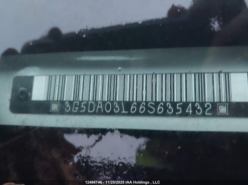 2006 Buick Rendezvous VIN: 3G5DA03L66S635432 Lot: 12466746