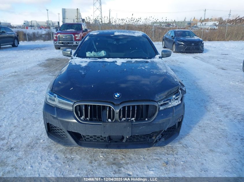 2021 BMW M550I xDrive VIN: WBA13BK0XMCH57688 Lot: 12466761