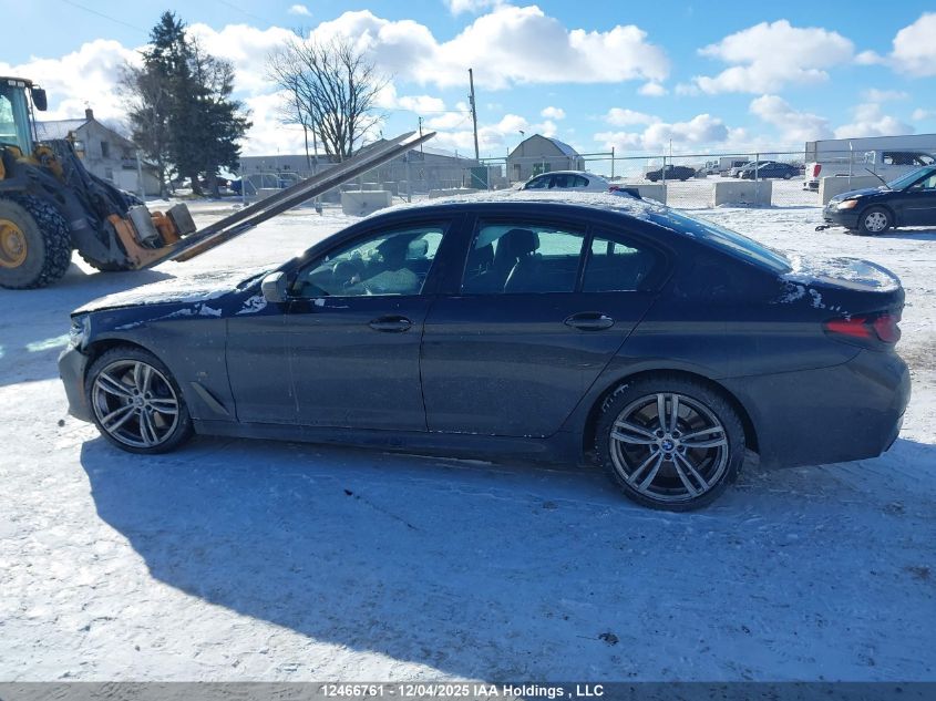 2021 BMW M550I xDrive VIN: WBA13BK0XMCH57688 Lot: 12466761