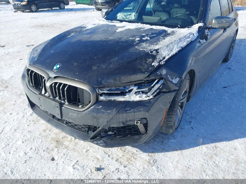 2021 BMW M550I xDrive VIN: WBA13BK0XMCH57688 Lot: 12466761