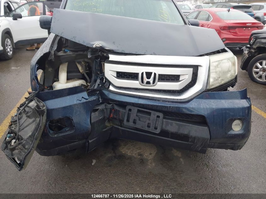 2010 Honda Pilot Touring VIN: 5FNYF4H91AB501090 Lot: 12466787
