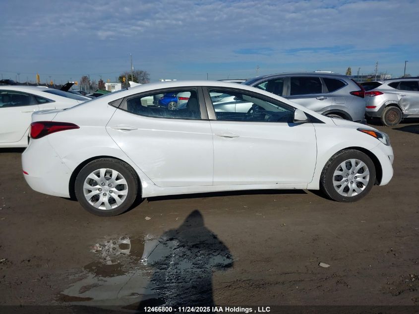 2015 Hyundai Elantra Se/Sport/Limited VIN: 5NPDH4AEXFH646170 Lot: 12466800
