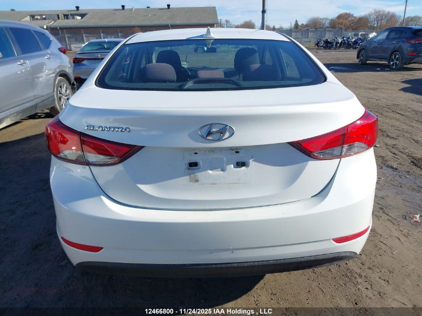 2015 Hyundai Elantra Se/Sport/Limited VIN: 5NPDH4AEXFH646170 Lot: 12466800