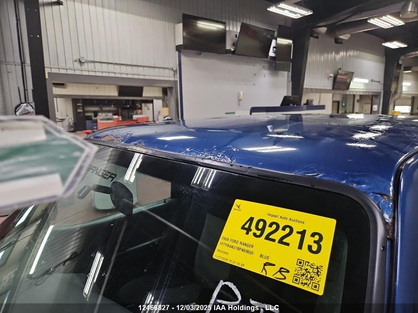 2008 Ford Ranger Super Cab VIN: 1FTYR44U78PA69655 Lot: 12466827