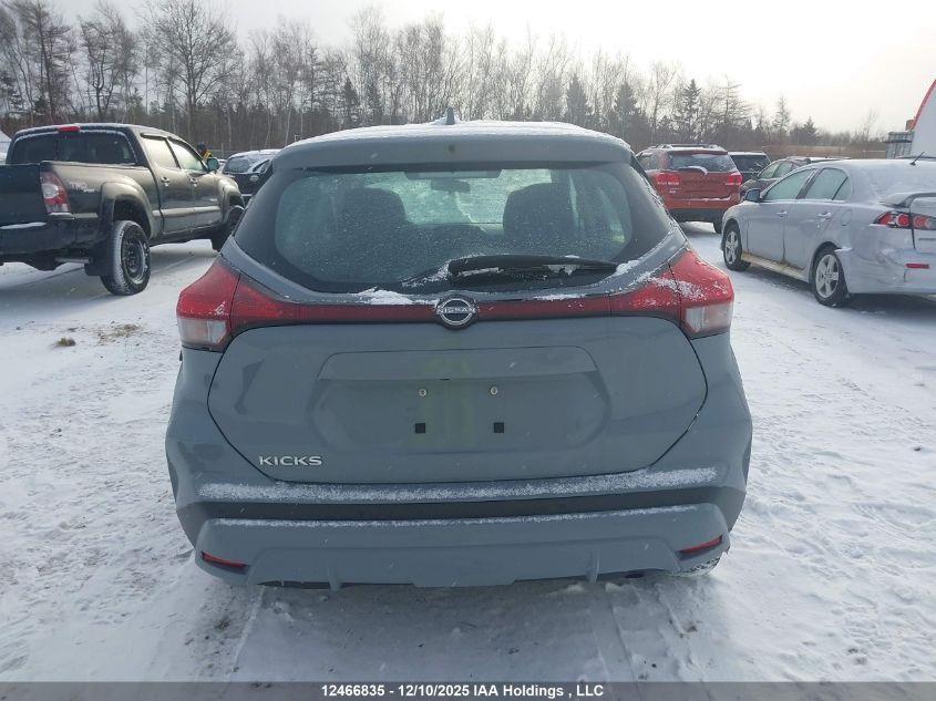 2022 Nissan Kicks S VIN: 3N1CP5BV1NL504553 Lot: 12466835