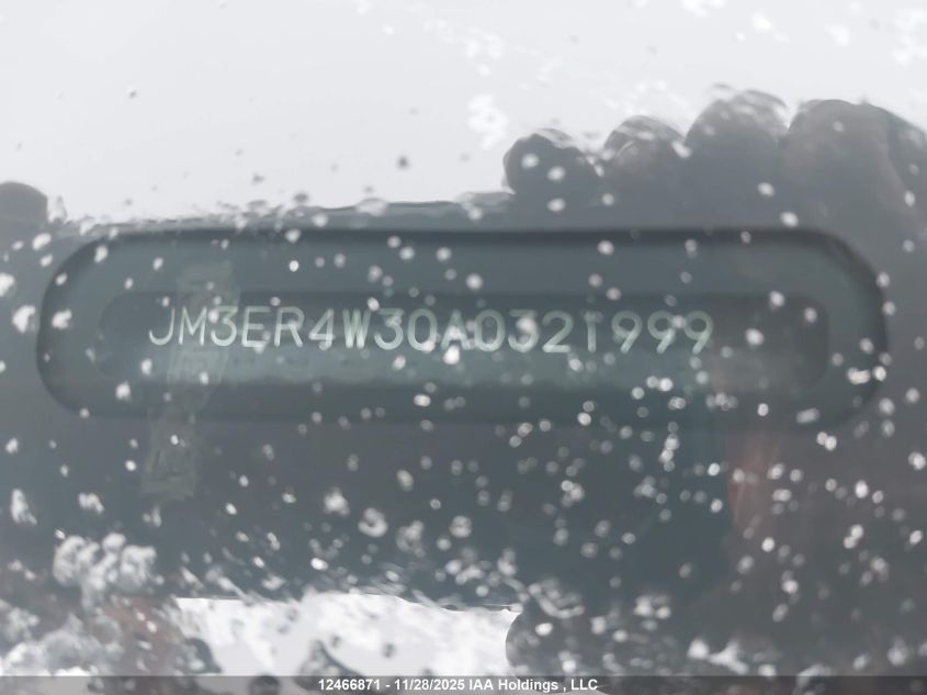 2010 Mazda Cx-7 VIN: JM3ER4W30A0321999 Lot: 12466871