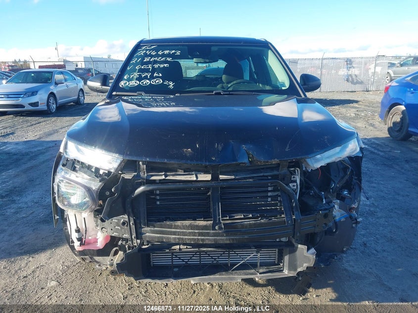 2021 Chevrolet Trailblazer Ls VIN: KL79MMS22MB003880 Lot: 12466873