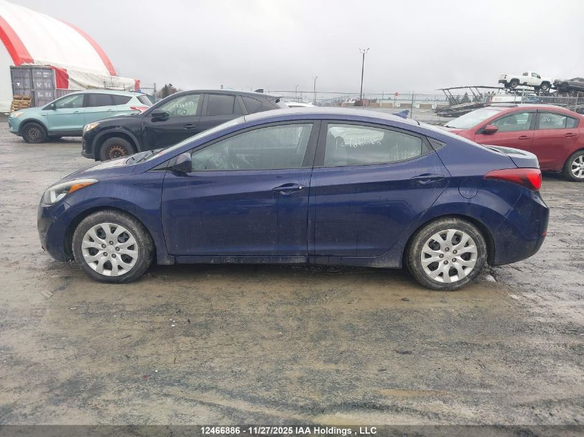 2014 Hyundai Elantra Gl VIN: 5NPDH4AE5EH525111 Lot: 12466886