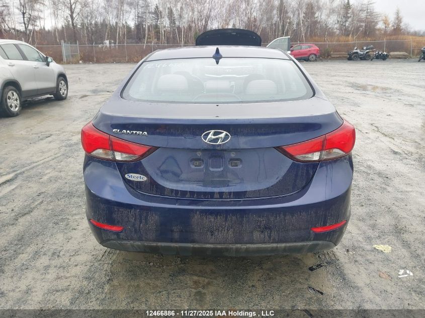 2014 Hyundai Elantra Gl VIN: 5NPDH4AE5EH525111 Lot: 12466886