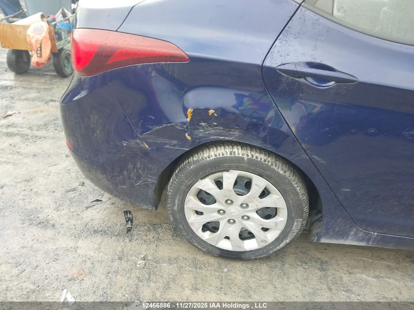 2014 Hyundai Elantra Gl VIN: 5NPDH4AE5EH525111 Lot: 12466886