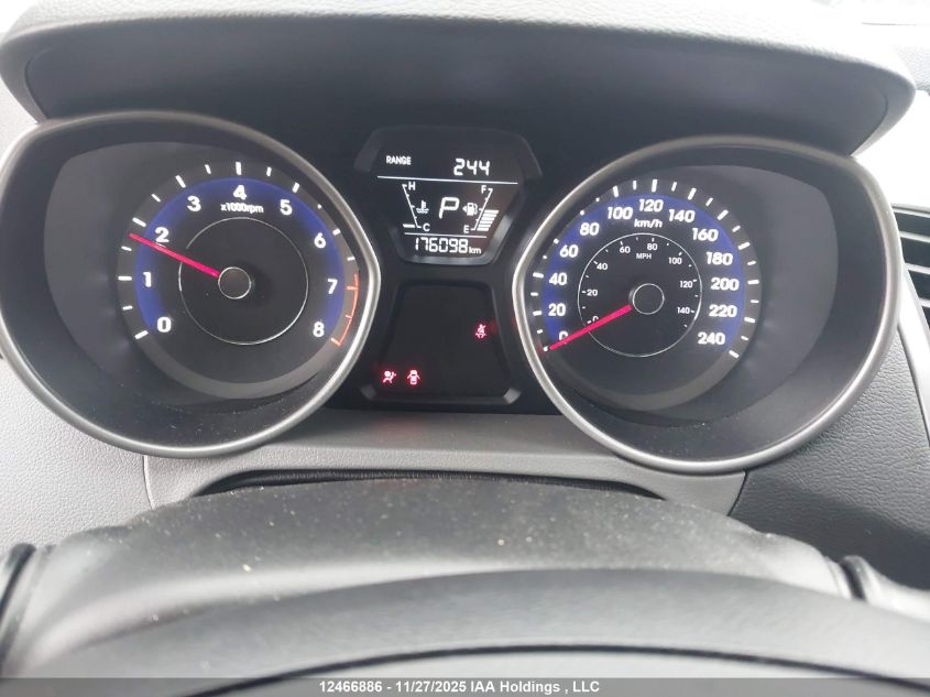 2014 Hyundai Elantra Gl VIN: 5NPDH4AE5EH525111 Lot: 12466886