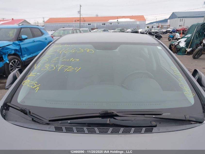 2013 Hyundai Elantra VIN: 5NPDH4AE9DH337724 Lot: 12466890