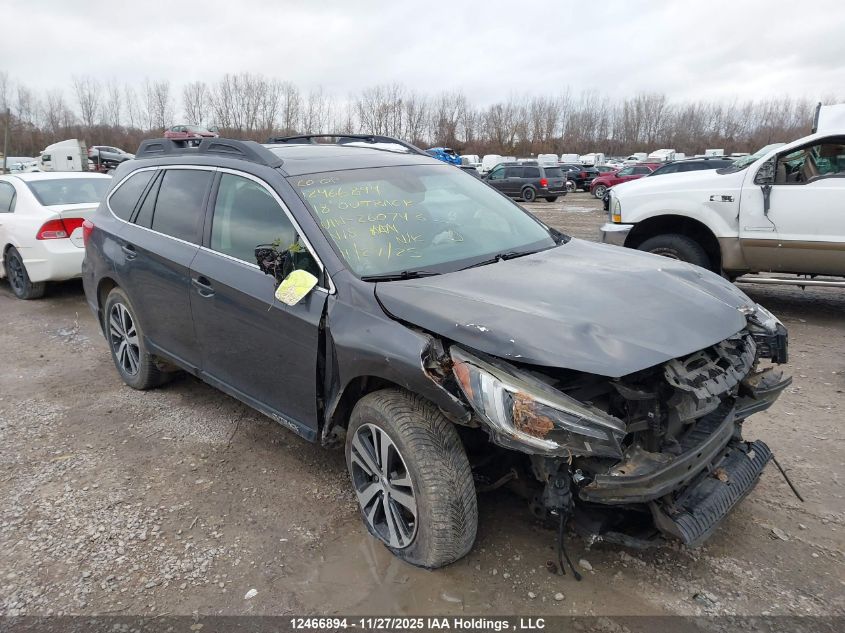 2018 Subaru Outback 3.6R Limited VIN: 4S4BSFNC0J3260743 Lot: 12466894