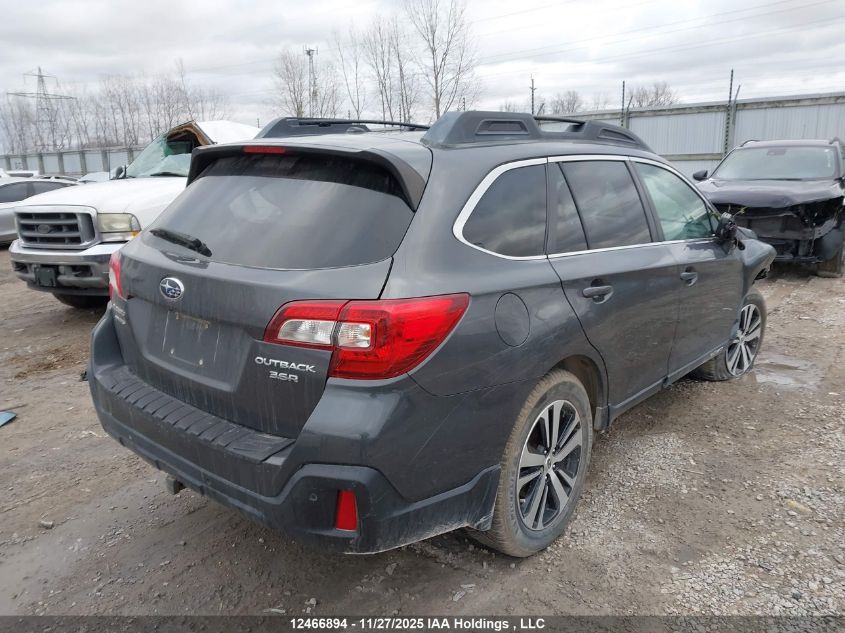 2018 Subaru Outback 3.6R Limited VIN: 4S4BSFNC0J3260743 Lot: 12466894