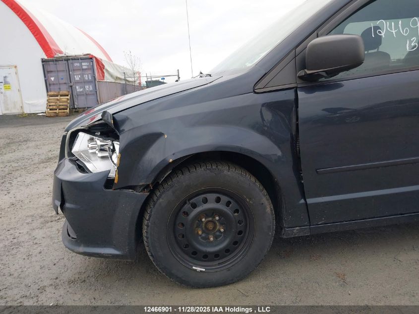 2013 Dodge Grand Caravan Se/Sxt VIN: 2C4RDGBG7DR592295 Lot: 12466901