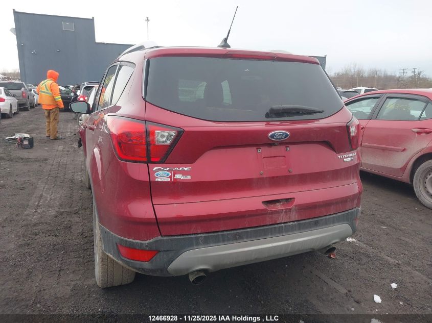 2019 Ford Escape Titanium VIN: 1FMCU9J95KUB36604 Lot: 12466928