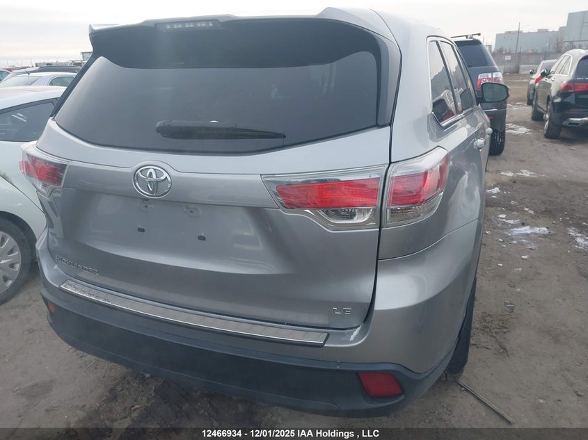 5TDZKRFH2FS071757 2015 TOYOTA HIGHLANDER photo no. 4