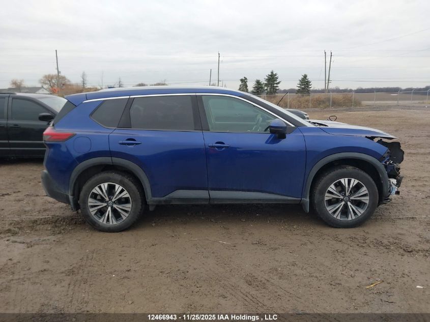 2021 Nissan Rogue Sv VIN: 5N1AT3BBXMC684079 Lot: 12466943