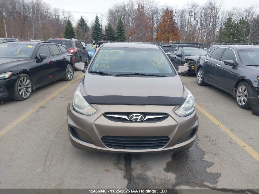 2014 Hyundai Accent Gl VIN: KMHCT5AEXEU143335 Lot: 12466946